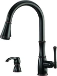 Pfister GT529WH1Y Wheaton Single Handle Pull-down Kitchen Faucet Tuscan Bronze. Fixed Price $312.00.