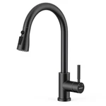 Wewe Kitchen Faucets With Pull Down Sprayer, 15.7 Inches, Oil Rubbed Bronze. Fixed Price $114.46.