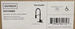 Gerber D451288BS Single Hole Pull Down Kitchen Faucet - Satin Black. Fixed Price $285.00.