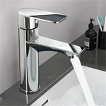Bathroom Sink Faucet Brushed Nickel Single Handle Waterfall Vanity Basin Mixer. Fixed Price $29.99.