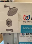 Moen Ashville Single-handle 1-SPRAY Tub Shower Faucet No Valve Trim Only. Fixed Price $99.99.