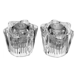 Danco 88168 Clear Acrylic Pair Of Handles For Streamway Faucets. Fixed Price $12.42.