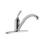 Delta 100-DST Kitchen Faucet 1.8 Gpm Chrome Single Handle Diamond Seal 3-HOLE. Fixed Price $175.91.