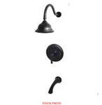 Belle Foret OB-WHR0797WH Pure Balance Single Handle Shower Head Brushed Bronze. Fixed Price $49.95.