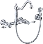 Whitehaus WHKWLV3-9402-NT Vintage Iii Plus 1.5 Gpm Widespread Chrome. Fixed Price $714.00.