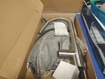 Kes Lead-free Kitchen Sink Faucet Single Handle Swivel Pull Down Sprayer Mixer. Fixed Price $39.95.