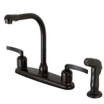 Kingston Brass FB755EFLSP Centurion 8-INCH Centerset Kitchen Faucet With Sprayer. Fixed Price $103.25.