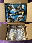 New Vintage Phylrich Swan Two Handle Shower Set - K3123. Fixed Price $980.00.