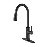 Matrix Decor MDTH-4026MB01 Pulldown Sprayer Kitchen Faucet Deckplate Matte Black. Fixed Price $104.95.