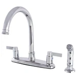 Kingston Brass FB779.NDLSP Nuvofusion 1.8 Gpm Standard Kitchen - Chrome. Fixed Price $100.72.