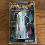 Europa Universal Tub Spout Sp- 831PB One Size Fits All,new. Fixed Price $14.99.