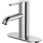 Home Impressions Chrome 1-HANDLE Lever 4 In. Centerset Monoblock Bathroom Faucet. Fixed Price $94.90.