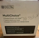 Delta Multichoice Universal Tub/shower Rough R1000-UNBXHF High Flow. Fixed Price $30.00.