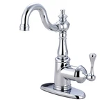 Kingston Brass KS749.BL English Vintage 1.8 Gpm Hole Bar Faucet - Chrome. Fixed Price $237.22.