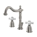 Kingston Brass KB197.PX Heritage 1.2 Gpm Widespread Bathroom - Nickel. Fixed Price $318.47.