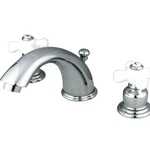 Kingston Brass Magellan Widespread Bathroom Faucet Chrome KB961PX 3-HOLE Pop-up. Fixed Price $152.97.