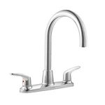 American Standard Colony Pro Two Handle Polished Chrome Kitchen Faucet. Fixed Price $94.10.