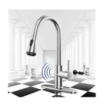 Touchless Kitchen Faucet Sink W/ Smart Sensor WS062200 Brushed Nickel Watersong. Fixed Price $56.66.