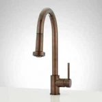Signature Hardware Ridgeway Pull-down Kitchen Faucet, Oil Rubbed Bronze. Fixed Price $229.95.