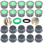 Boetoadg Faucet Aerator, 1.5 Gpm Flow Restrictor Plug-in Green. Fixed Price $8.84.