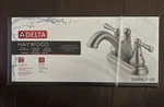 Delta Haywood 2-HANDLE Centerset Bathroom Faucet 25999LF-SS. Fixed Price $70.00.