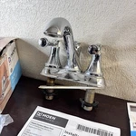 Delta Silverton Bathroom Faucet 2-HANDLE 4" Centerset Chrome 25713LF-ECO. Fixed Price $39.99.