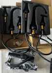 Bathroom Faucets For Sink 3 Hole, Hurran Matte 8 Inch, 2 Pack, Black. Fixed Price $79.99.