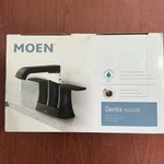 New Moen 84764BL Genta Centerset 2-HANDLE Bathroom Faucet Matte Black W/drain B3. Fixed Price $84.96.