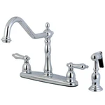Kingston Brass KB1751ALBS Heritage Centerset Kitchen Faucet. Fixed Price $229.58.