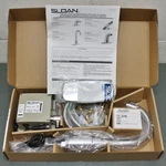 Sloan Gooseneck Bathroom Sink Faucet SF2200-4, Motion Sensor, Single Hole Deck. Fixed Price $299.95.