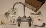 Chicago Faucets 895-317GN2AE35ABCP Lever Handle Bar/pantry Chrome. Fixed Price $123.49.