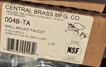 Central Brass 0048-TA1 1.5 Gpm Wall Mounted Kitchen Faucet Chrome New Open Box. Fixed Price $70.00.