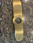 Gold Kohler Deck Plate For Faucet"vibrant Brushed Moderne Brass". Fixed Price $30.00.