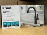 Kraus Oletto Matte Black Single Handle Bar Prep Kitchen Faucet. Fixed Price $111.99.