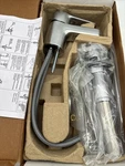Kohler July K16027-4-G Single Handle Bathroom Sink Faucet Brushed Chrome New. Fixed Price $99.00.