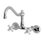 Kingston Brass KS322.PX Vintage 1.8 Gpm Widespread Bridge Kitchen - Chrome. Fixed Price $172.22.