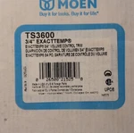 Moen TS3600 Exacttemp 3/4" Volume Control Trim Chrome Metal Plastic. Fixed Price $34.00.