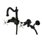 Kingston Brass KS126.PXBS Heritage 1.8 Gpm Widespread Bridge - Black. Fixed Price $389.97.