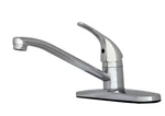 WMF-8347Z-CP Hybrid Metal Deck Single Handle Kitchen Sink Faucet, Ceramic Cart. Fixed Price $22.00.