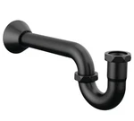 Delta Matte Black Drain Pipe P-trap With Escutcheon DT031141-BL Modern New. Fixed Price $55.00.