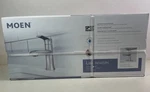 Moen Liso Single Handle Bathroom Faucet Brushed Nickel Finish 84540SRN. Fixed Price $49.99.