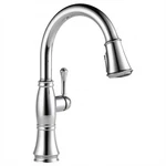 Delta 9197-PR-DST Cassidy Single Pull-down Kitchen Faucet Lumicoat Chrome New. Fixed Price $499.99.
