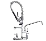 Matrix Decor Double Handle Wall Mount Standard Kitchen Faucet In Silver. Fixed Price $169.99.