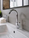 Modern Water Saving Bathroom Kitchen Faucet Single Handle Vanity Sink Tap Mixer. Fixed Price $19.99.