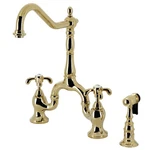Kingston Brass KS775.TXBS French Country 1.8 Gpm Bridge Kitchen -. Fixed Price $760.47.