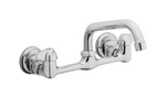 Homewerks Two Handle Chrome Kitchen Faucet 1.8 Gpm 8" Spout 2-HOLE. Fixed Price $119.84.