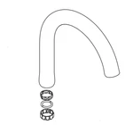 Moen 176077MSRS Spout For 87696EWSRS Kitchen Faucet, Spot Resist Stainless. Fixed Price $21.00.