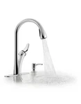 Kohler Transitional Pulldown Kitchen Faucet W/soap Dispenser. Fixed Price $85.00.