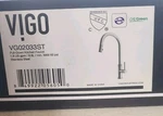 Vigo VG02033ST Bristol 1 Hole Pull Down Kitchen Faucet - Stainless Steel. Fixed Price $139.99.