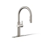 New Kohler Crue 22974-VS Touchless Pulldown Kitchen Faucet Vibrant Stainless. Fixed Price $369.99.
